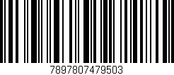 Código de barras (EAN, GTIN, SKU, ISBN): '7897807479503'