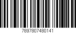 Código de barras (EAN, GTIN, SKU, ISBN): '7897807480141'