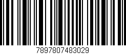 Código de barras (EAN, GTIN, SKU, ISBN): '7897807483029'
