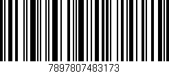 Código de barras (EAN, GTIN, SKU, ISBN): '7897807483173'