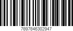 Código de barras (EAN, GTIN, SKU, ISBN): '7897846302947'