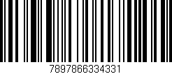 Código de barras (EAN, GTIN, SKU, ISBN): '7897866334331'