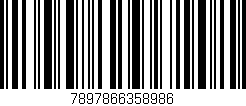 Código de barras (EAN, GTIN, SKU, ISBN): '7897866358986'