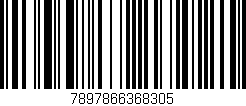 Código de barras (EAN, GTIN, SKU, ISBN): '7897866368305'