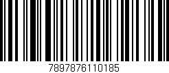 Código de barras (EAN, GTIN, SKU, ISBN): '7897876110185'