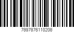 Código de barras (EAN, GTIN, SKU, ISBN): '7897876110208'
