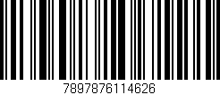 Código de barras (EAN, GTIN, SKU, ISBN): '7897876114626'