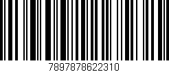 Código de barras (EAN, GTIN, SKU, ISBN): '7897878622310'