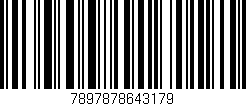 Código de barras (EAN, GTIN, SKU, ISBN): '7897878643179'