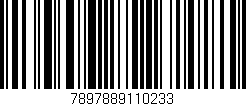 Código de barras (EAN, GTIN, SKU, ISBN): '7897889110233'