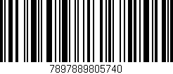 Código de barras (EAN, GTIN, SKU, ISBN): '7897889805740'