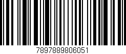 Código de barras (EAN, GTIN, SKU, ISBN): '7897889806051'