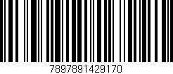 Código de barras (EAN, GTIN, SKU, ISBN): '7897891429170'