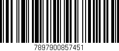 Código de barras (EAN, GTIN, SKU, ISBN): '7897900857451'