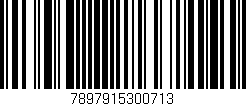 Código de barras (EAN, GTIN, SKU, ISBN): '7897915300713'