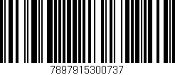 Código de barras (EAN, GTIN, SKU, ISBN): '7897915300737'