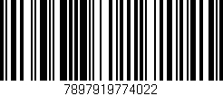 Código de barras (EAN, GTIN, SKU, ISBN): '7897919774022'