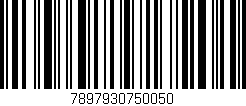 Código de barras (EAN, GTIN, SKU, ISBN): '7897930750050'