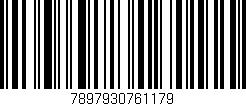 Código de barras (EAN, GTIN, SKU, ISBN): '7897930761179'