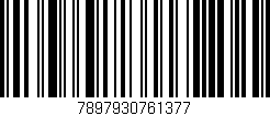 Código de barras (EAN, GTIN, SKU, ISBN): '7897930761377'