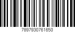 Código de barras (EAN, GTIN, SKU, ISBN): '7897930761650'