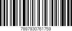 Código de barras (EAN, GTIN, SKU, ISBN): '7897930761759'