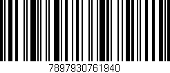 Código de barras (EAN, GTIN, SKU, ISBN): '7897930761940'
