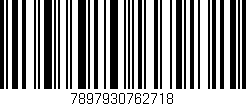 Código de barras (EAN, GTIN, SKU, ISBN): '7897930762718'