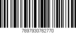 Código de barras (EAN, GTIN, SKU, ISBN): '7897930762770'