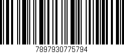 Código de barras (EAN, GTIN, SKU, ISBN): '7897930775794'