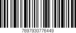 Código de barras (EAN, GTIN, SKU, ISBN): '7897930776449'