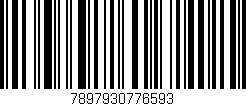 Código de barras (EAN, GTIN, SKU, ISBN): '7897930776593'