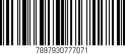 Código de barras (EAN, GTIN, SKU, ISBN): '7897930777071'