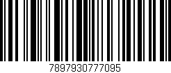 Código de barras (EAN, GTIN, SKU, ISBN): '7897930777095'