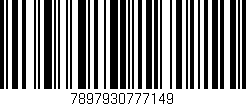 Código de barras (EAN, GTIN, SKU, ISBN): '7897930777149'