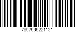 Código de barras (EAN, GTIN, SKU, ISBN): '7897939221131'