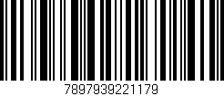 Código de barras (EAN, GTIN, SKU, ISBN): '7897939221179'
