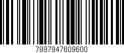 Código de barras (EAN, GTIN, SKU, ISBN): '7897947609600'