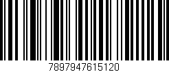 Código de barras (EAN, GTIN, SKU, ISBN): '7897947615120'