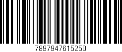 Código de barras (EAN, GTIN, SKU, ISBN): '7897947615250'