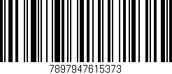 Código de barras (EAN, GTIN, SKU, ISBN): '7897947615373'