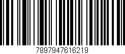 Código de barras (EAN, GTIN, SKU, ISBN): '7897947616219'