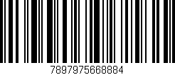 Código de barras (EAN, GTIN, SKU, ISBN): '7897975668884'