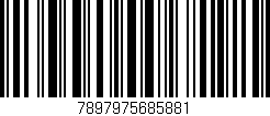 Código de barras (EAN, GTIN, SKU, ISBN): '7897975685881'