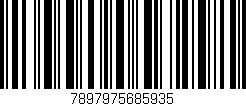Código de barras (EAN, GTIN, SKU, ISBN): '7897975685935'