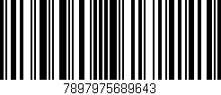 Código de barras (EAN, GTIN, SKU, ISBN): '7897975689643'