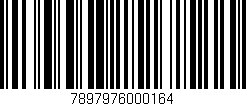 Código de barras (EAN, GTIN, SKU, ISBN): '7897976000164'