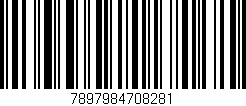 Código de barras (EAN, GTIN, SKU, ISBN): '7897984708281'