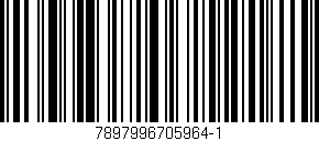 Código de barras (EAN, GTIN, SKU, ISBN): '7897996705964-1'