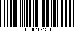 Código de barras (EAN, GTIN, SKU, ISBN): '7898001851348'